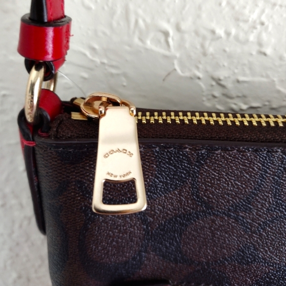 Coach Women's Mini Rowan File Top Zip Crossbody Bag in Signature Canvas C1554 - Picture 2 of 15